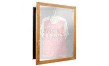 กรอบรูปไม้สักแขวนโชว์เสื้อแบบ เปิด-ปิด